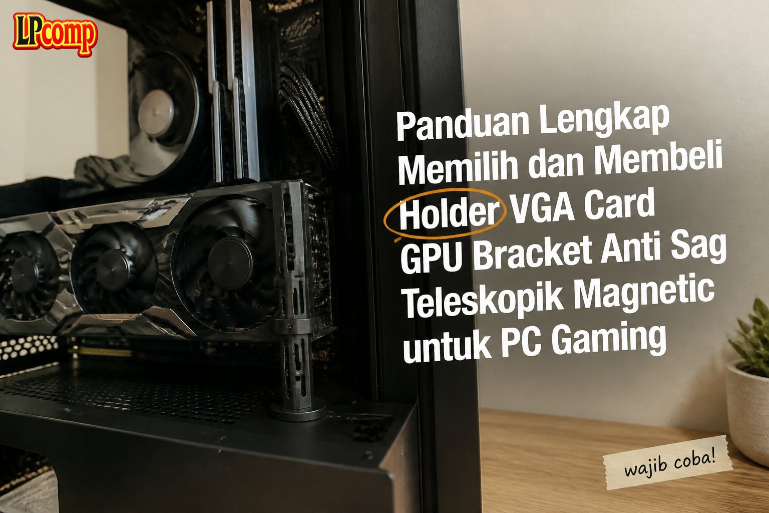 Panduan Lengkap Memilih dan Membeli Holder VGA Card GPU Bracket Anti Sag Teleskopik Magnetic untuk PC Gaming