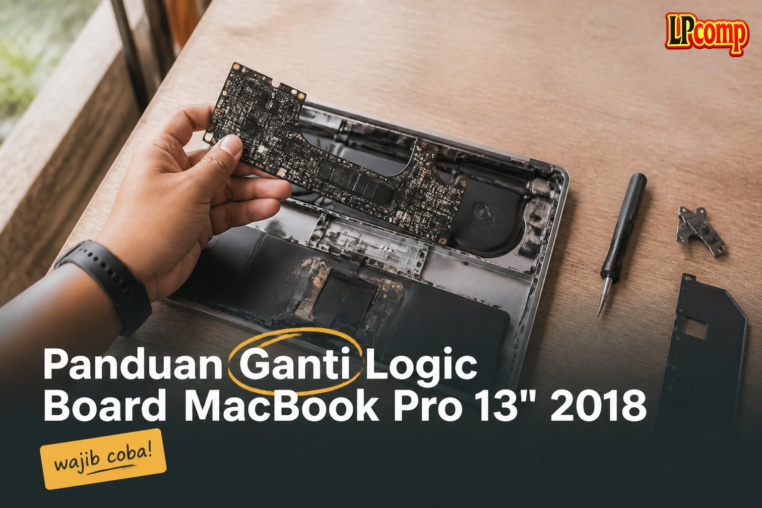 Panduan Ganti Logic Board MacBook Pro 13" 2018