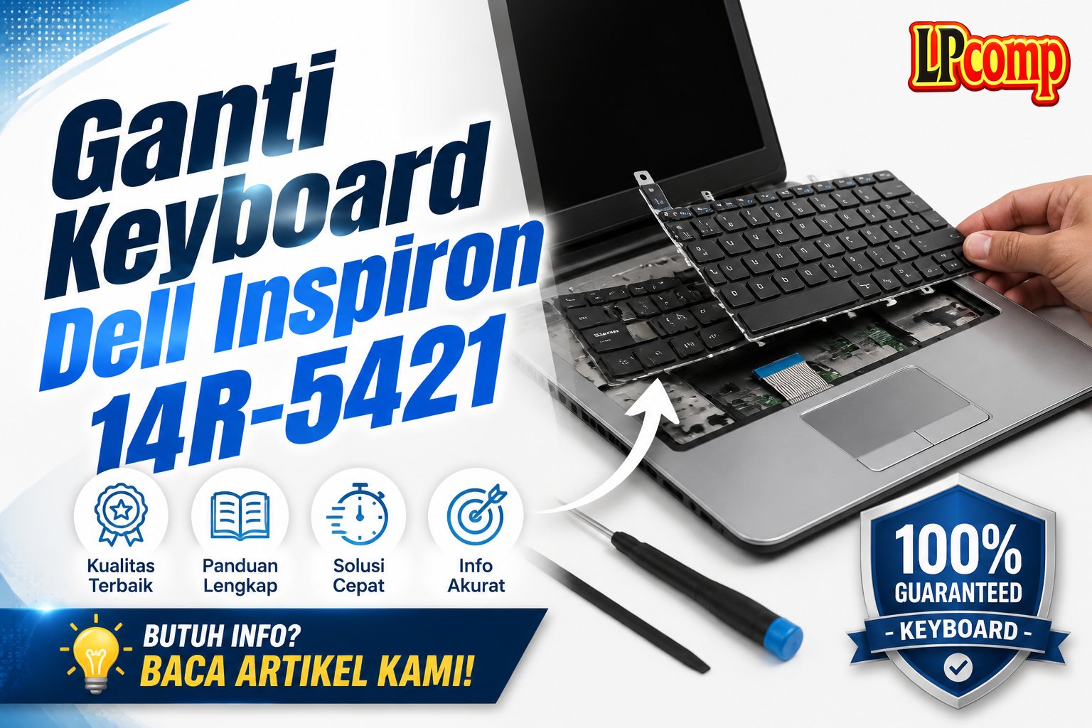 Ganti Keyboard Dell Inspiron 14R-5421