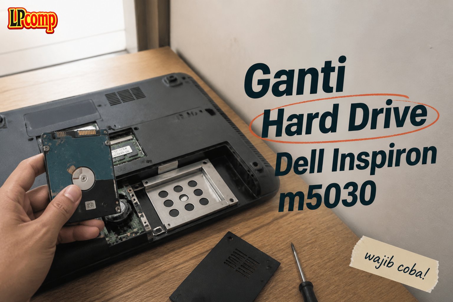 Ganti Hard Drive Dell Inspiron m5030