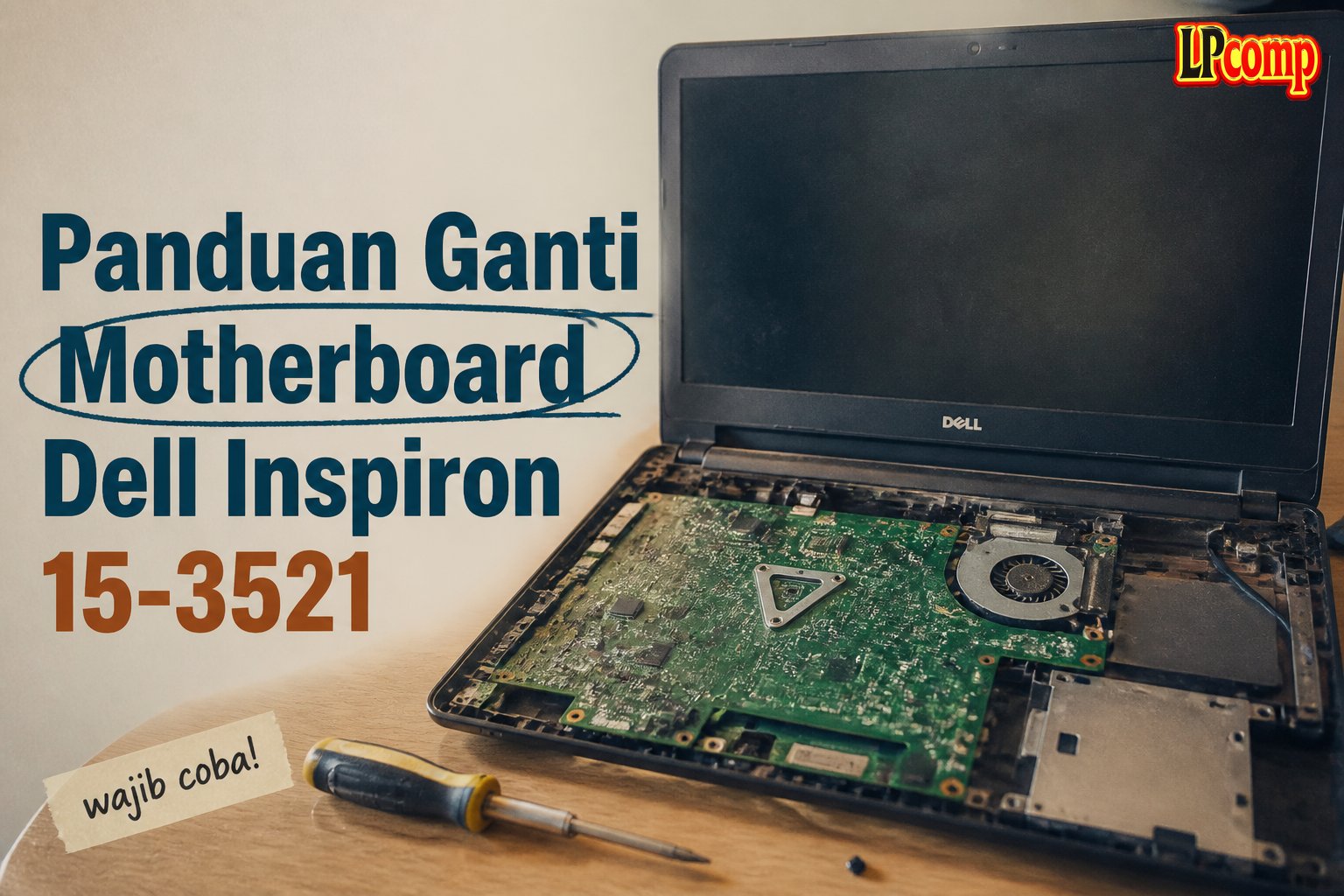 Panduan Ganti Motherboard Dell Inspiron 15-3521