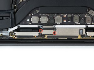 Langkah 5 — Mengangkat Cover Flex Connector Display