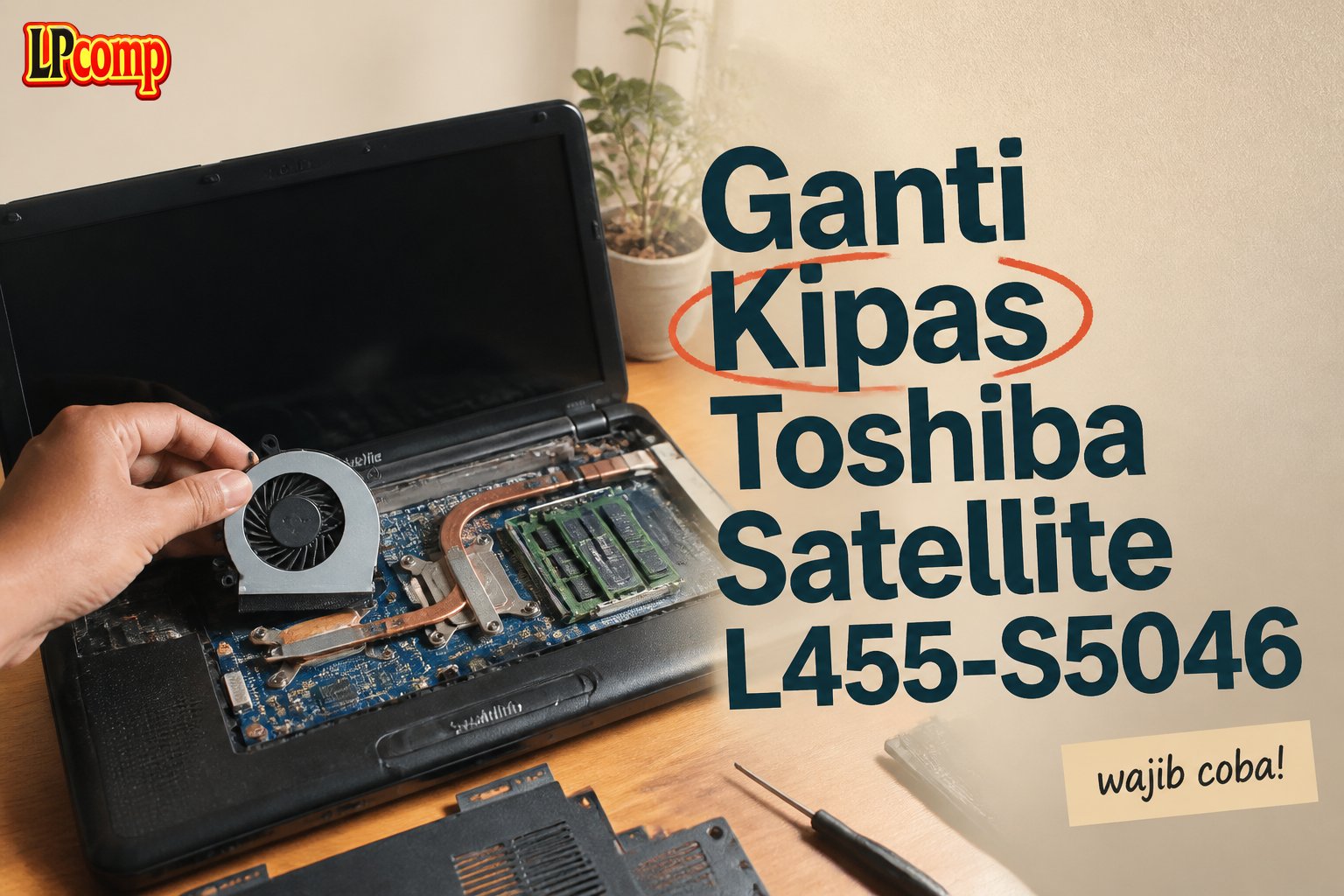 Ganti Kipas Toshiba Satellite L455-S5046
