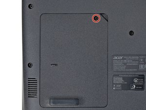 Langkah 1 — Buka Penutup HDD