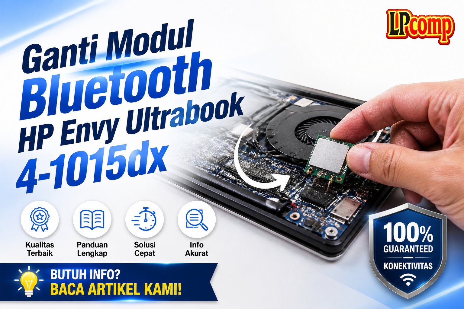 Ganti Modul Bluetooth HP Envy Ultrabook 4-1015dx