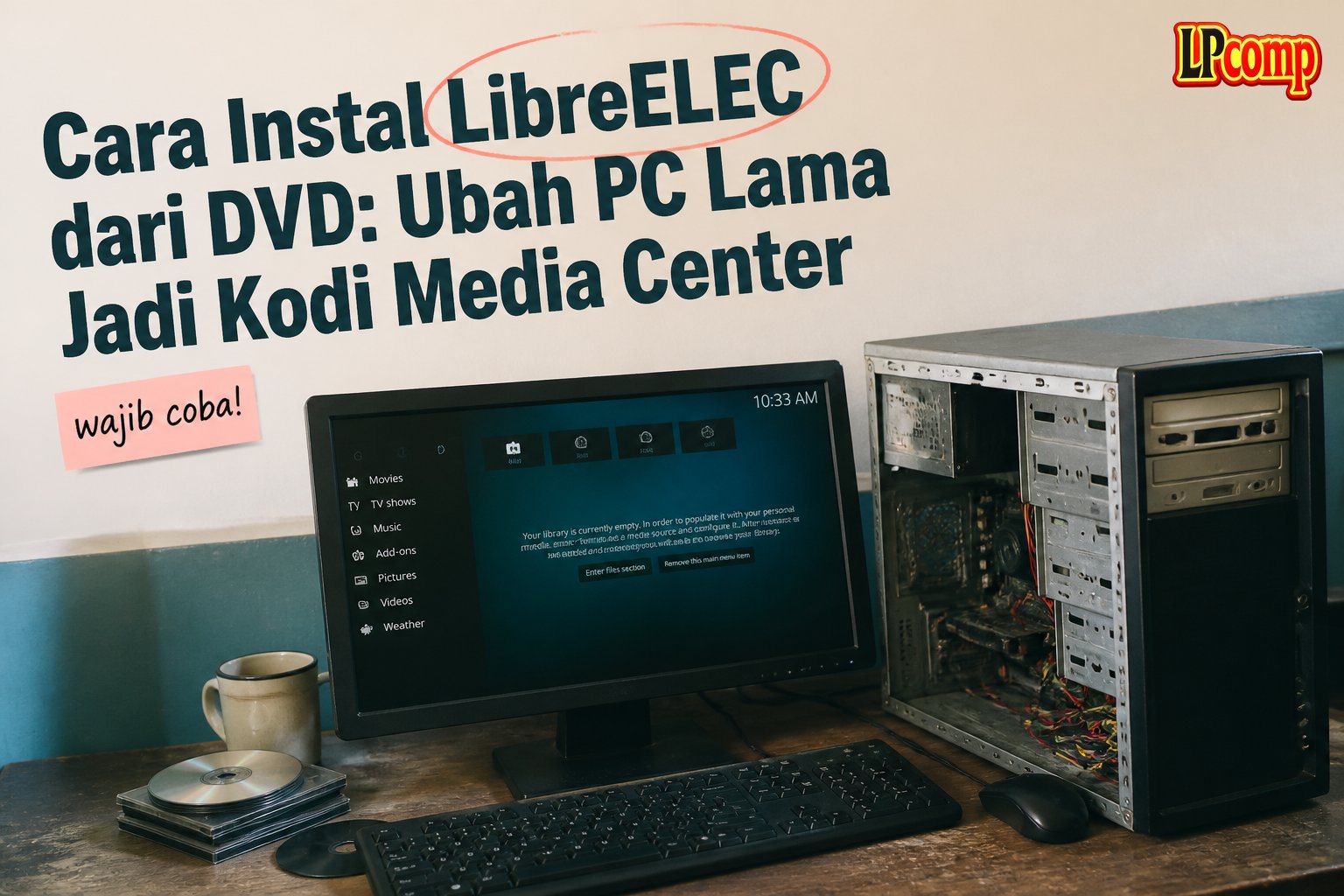 Cara Instal LibreELEC dari DVD: Ubah PC Lama Jadi Kodi Media Center