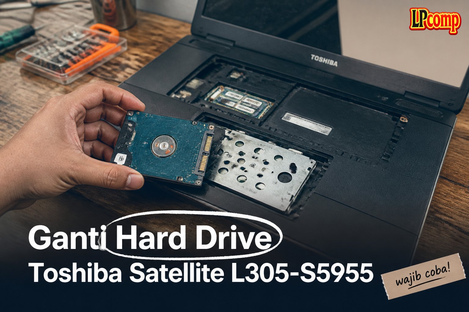 Ganti Hard Drive Toshiba Satellite L305-S5955