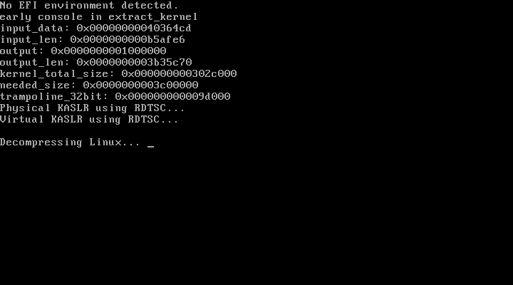 Menu boot Slax dengan pilihan mode grafis dan mode teks