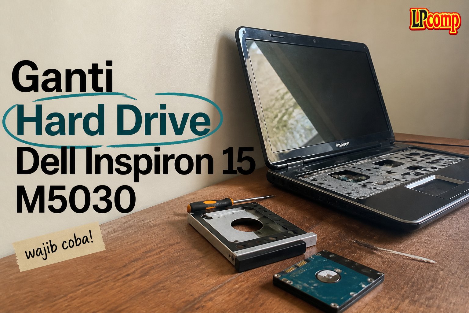 Ganti Hard Drive Dell Inspiron 15 M5030