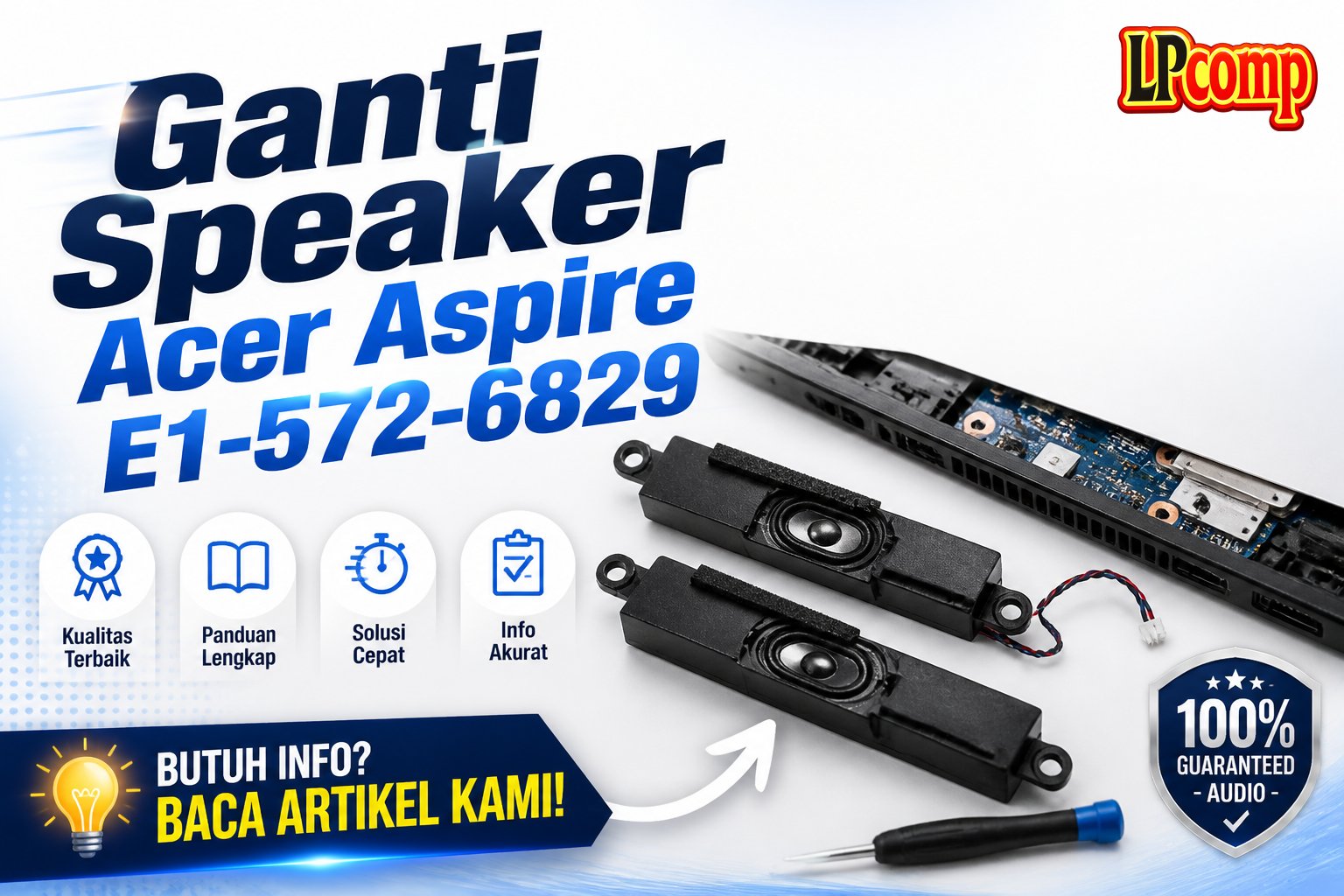 Ganti Speaker Acer Aspire E1-572-6829