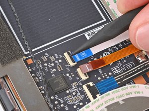 Langkah 6 — Angkat Touchpad Lama
