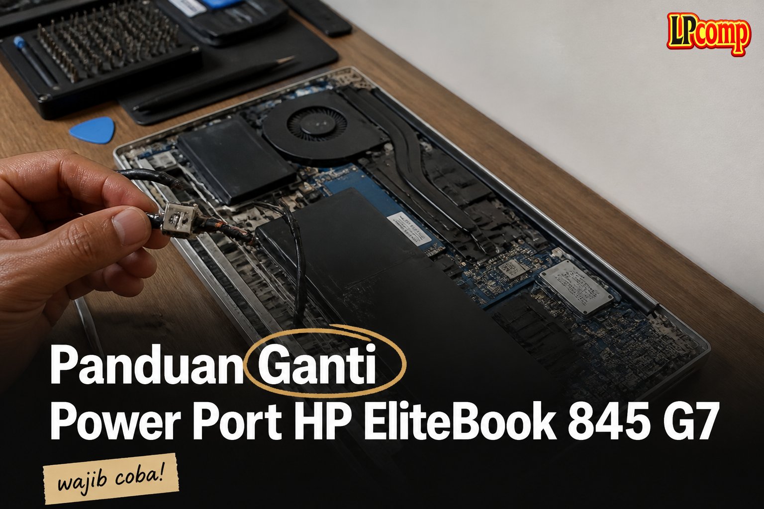 Panduan Ganti Power Port HP EliteBook 845 G7