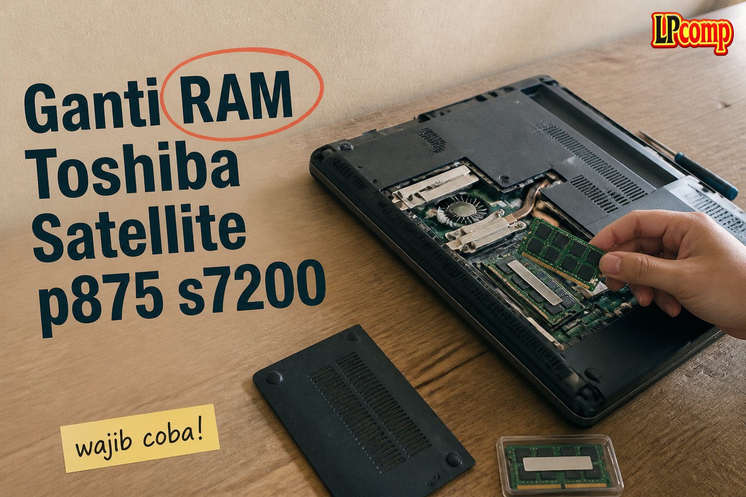 Ganti RAM Toshiba Satellite p875 s7200