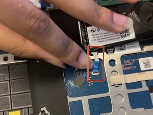 Langkah 10 — Mengangkat touchpad