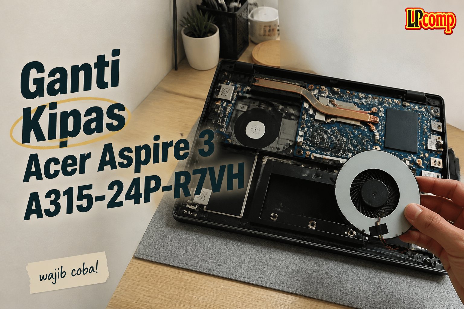 Ganti Kipas Acer Aspire 3 A315-24P-R7VH