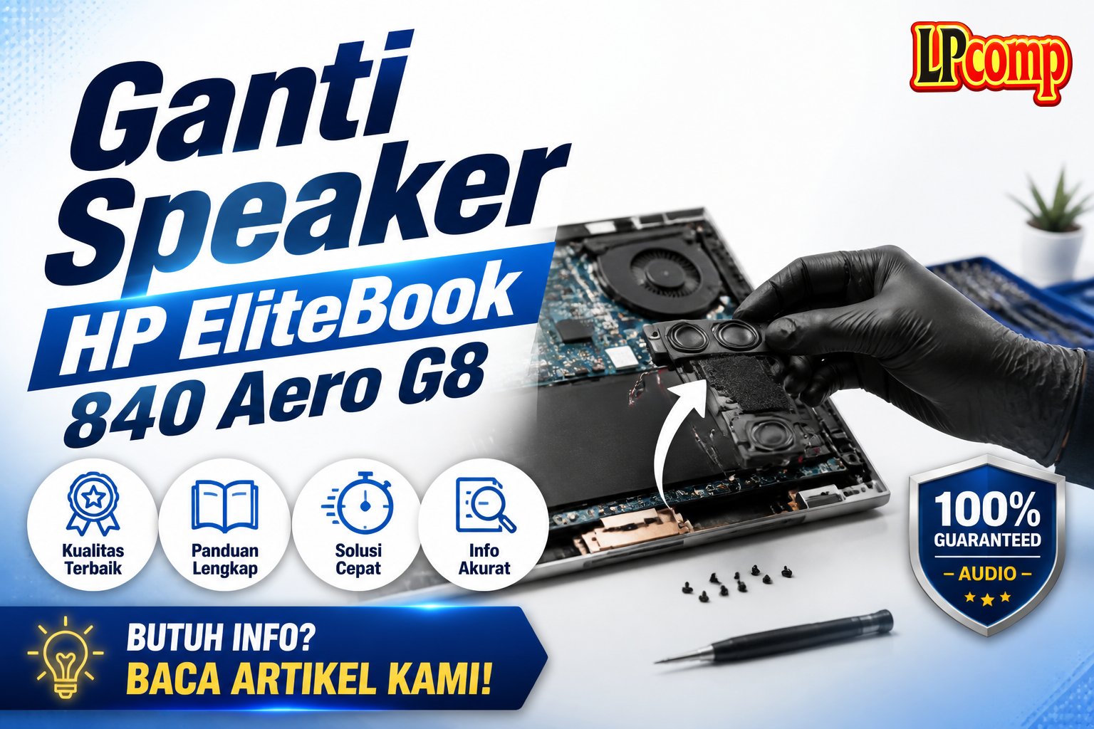 Ganti Speaker HP EliteBook 840 Aero G8
