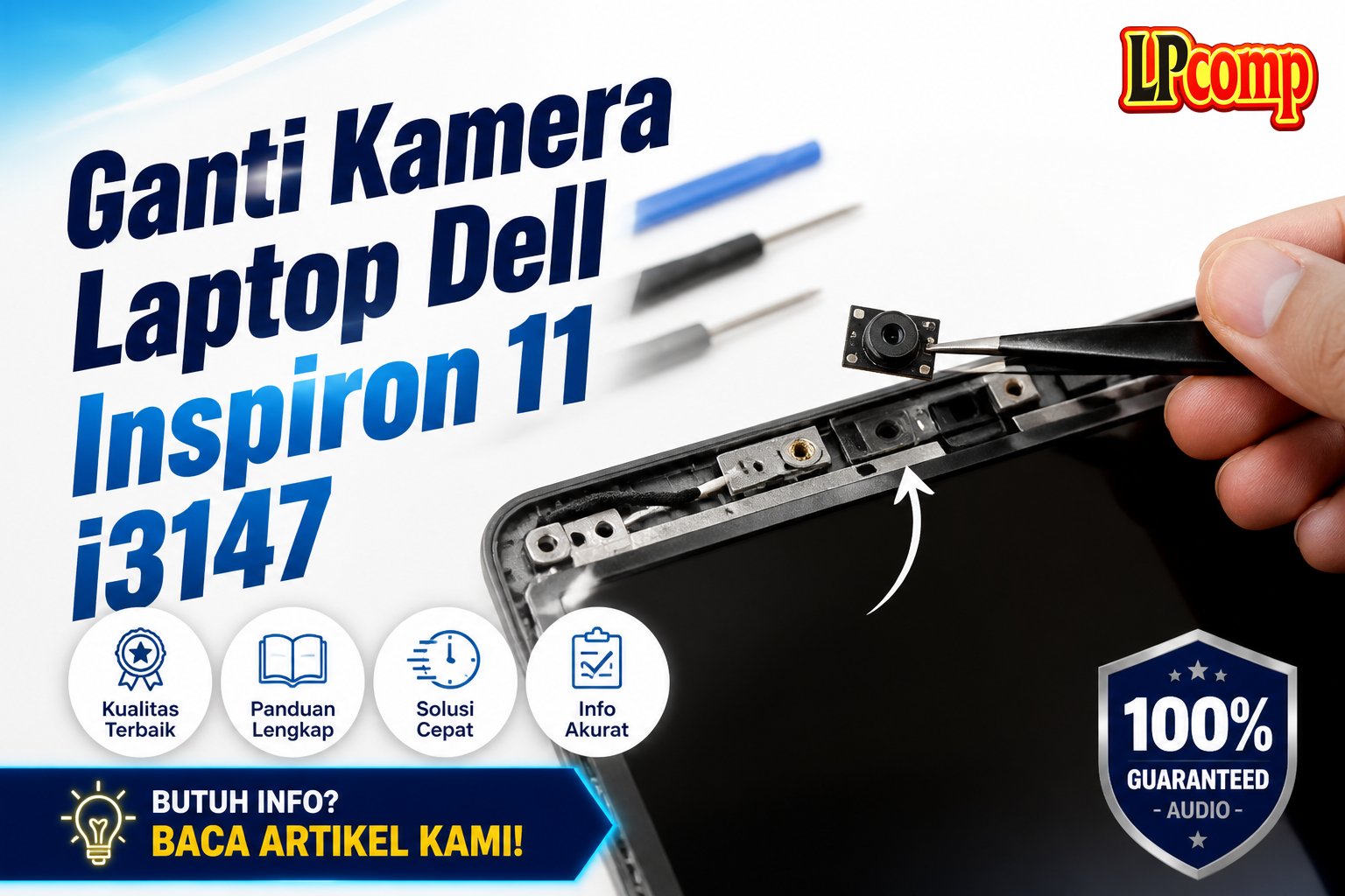 Ganti Kamera Laptop Dell Inspiron 11 i3147