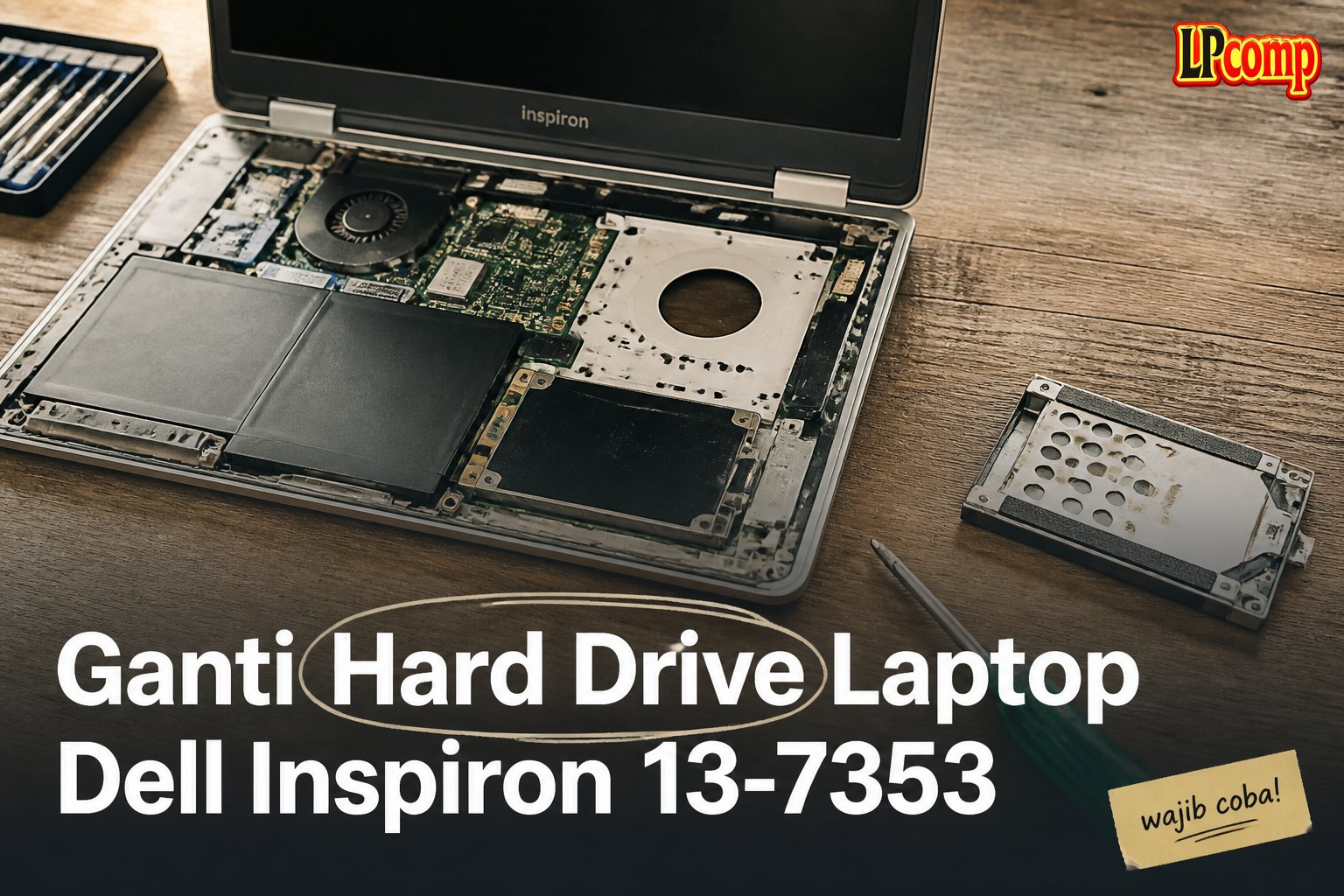 Ganti Hard Drive Laptop Dell Inspiron 13-7353