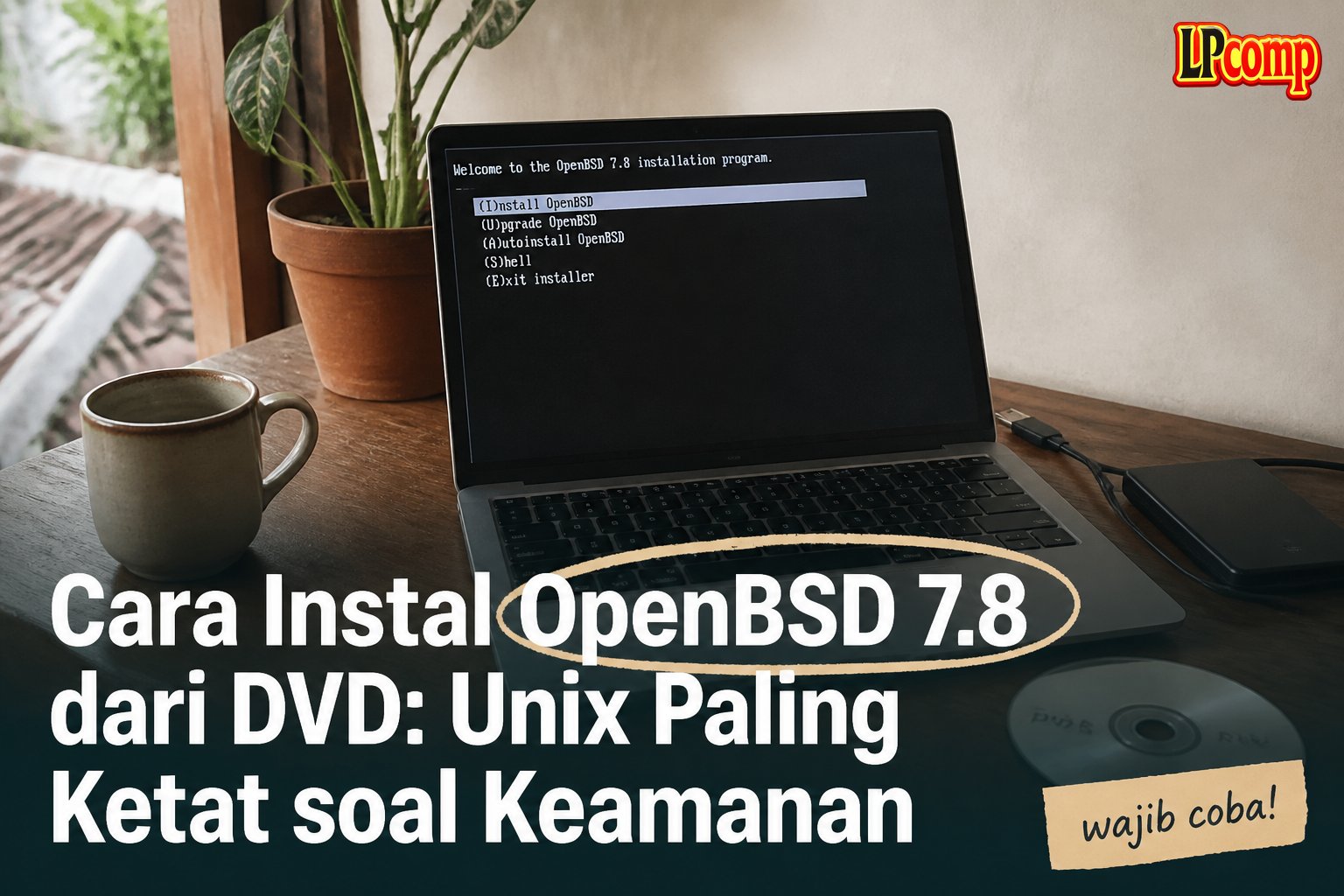 Cara Instal OpenBSD 7.8 dari DVD: Unix Paling Ketat soal Keamanan