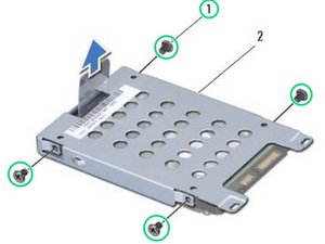 Langkah 8 — Pasang Kembali Screws pada Hard Drive