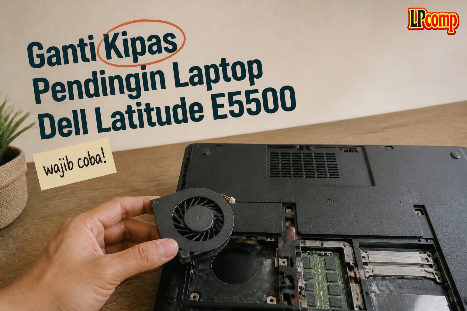Ganti Kipas Pendingin Laptop Dell Latitude E5500