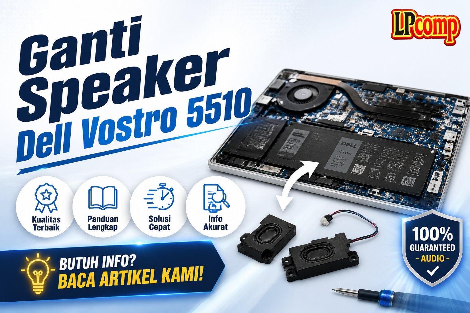 Ganti Speaker Dell Vostro 5510