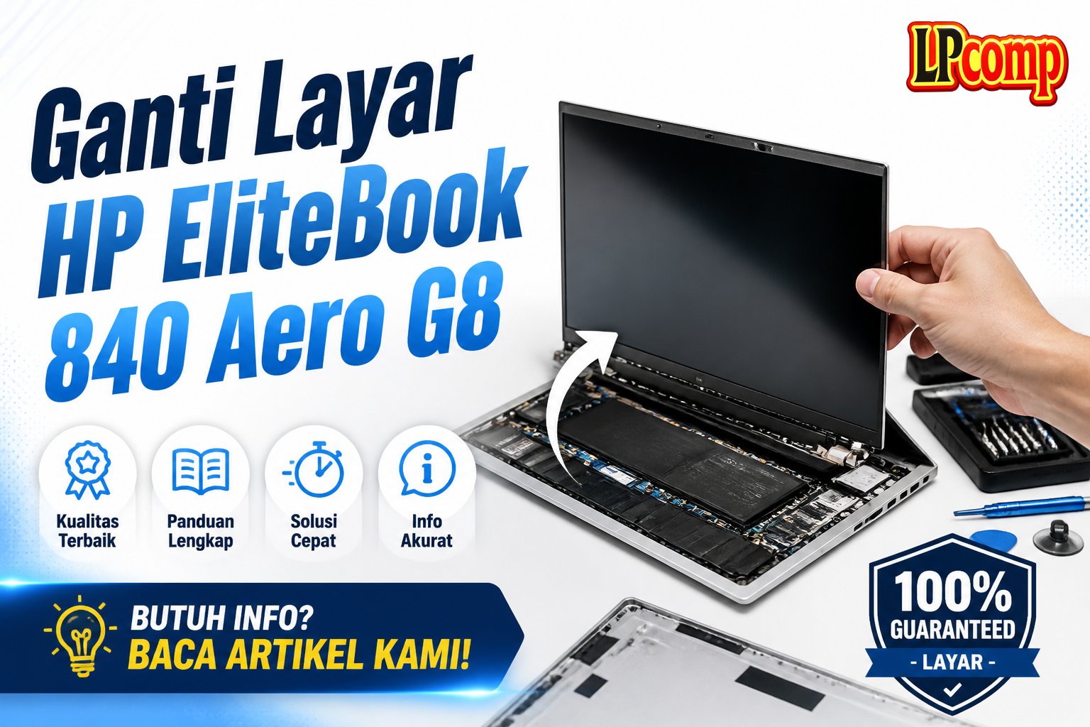 Ganti Layar HP EliteBook 840 Aero G8
