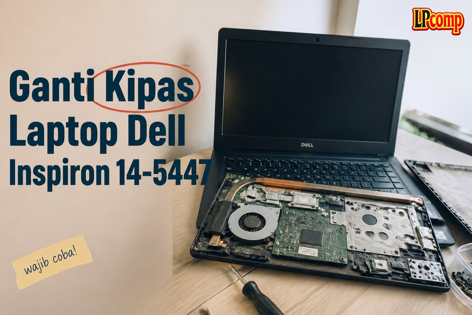 Ganti Kipas Laptop Dell Inspiron 14-5447
