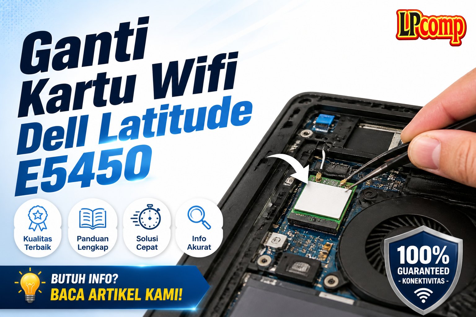 Ganti Kartu Wifi Dell Latitude E5450