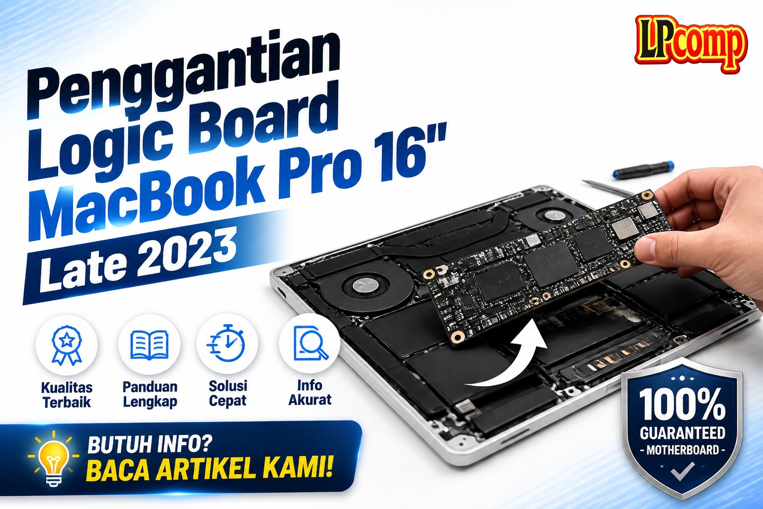 Penggantian Logic Board MacBook Pro 16" Late 2023