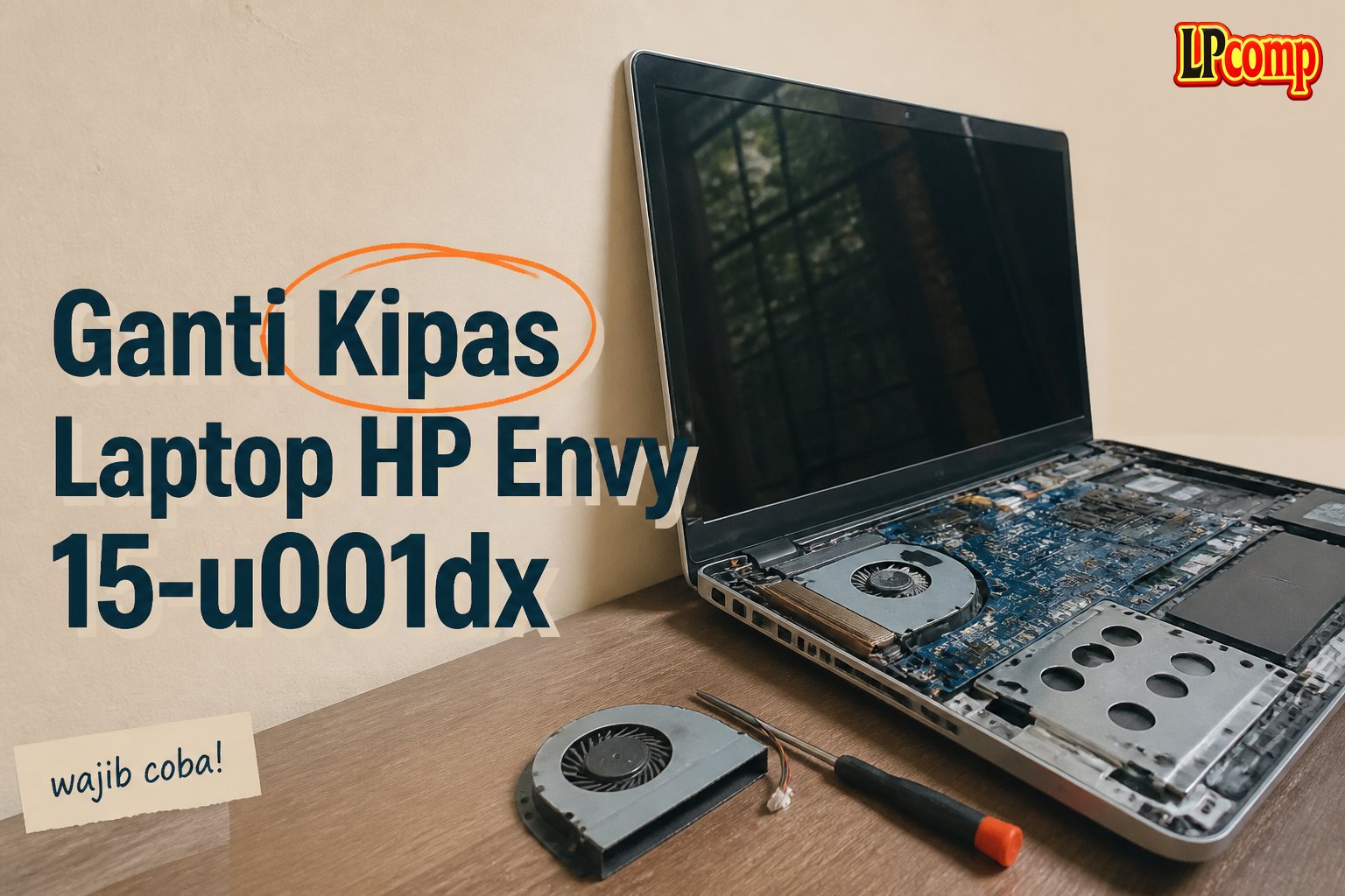 Ganti Kipas Laptop HP Envy 15-u001dx