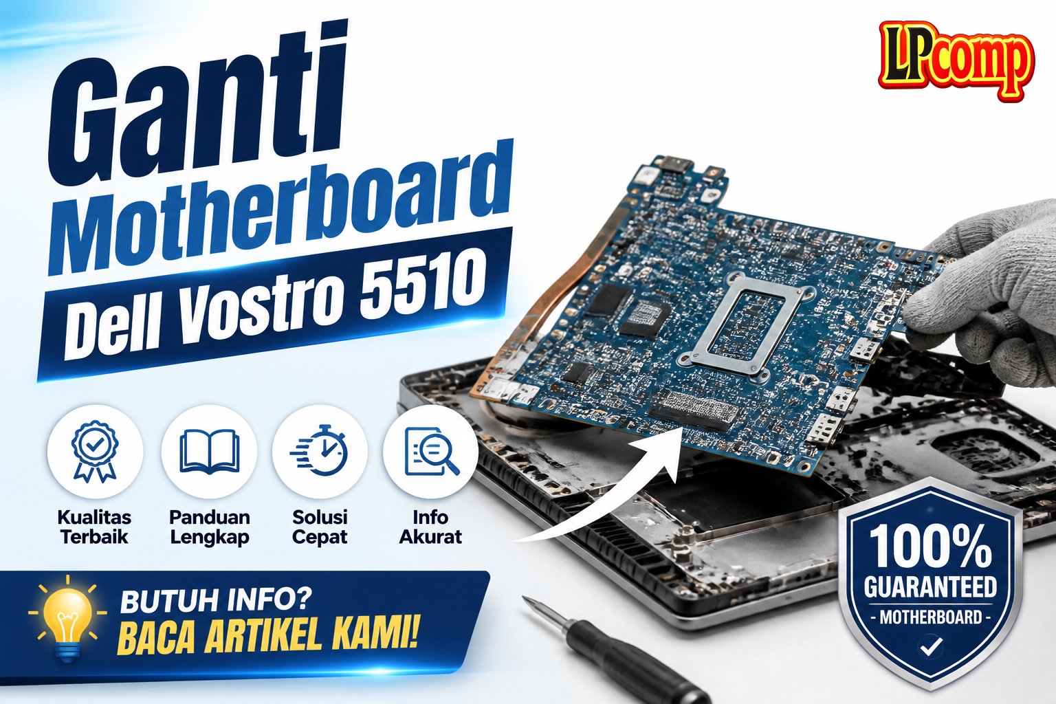 Ganti Motherboard Dell Vostro 5510