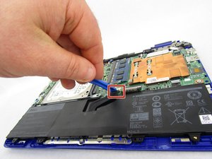 Langkah 4 — Lepaskan Kabel Baterai