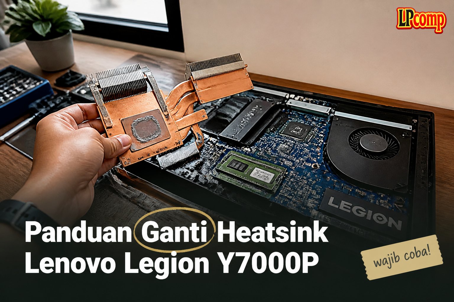 Panduan Ganti Heatsink Lenovo Legion Y7000P