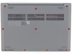 Langkah 1 — Menghapus Tutup Belakang Laptop
