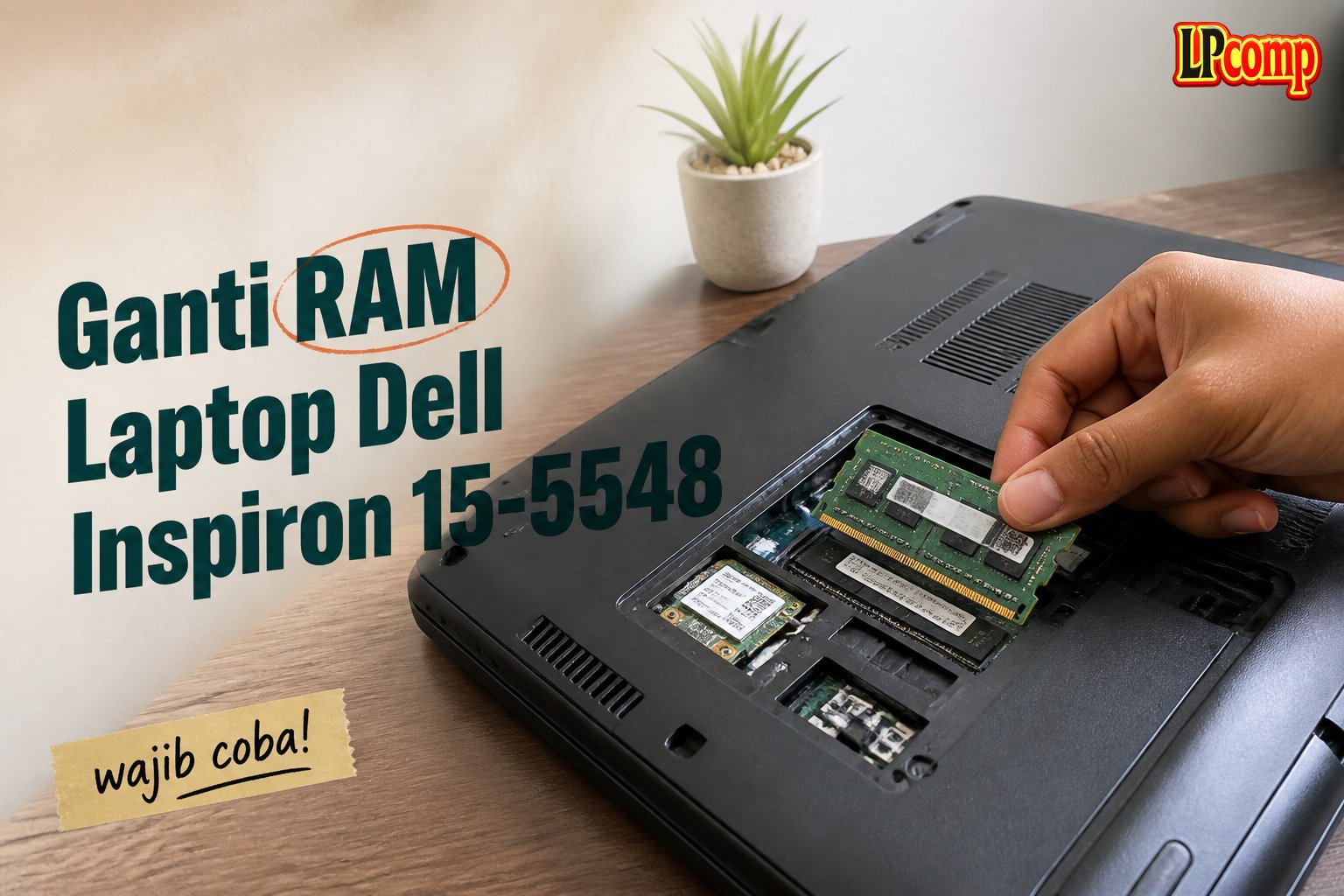 Ganti RAM Laptop Dell Inspiron 15-5548