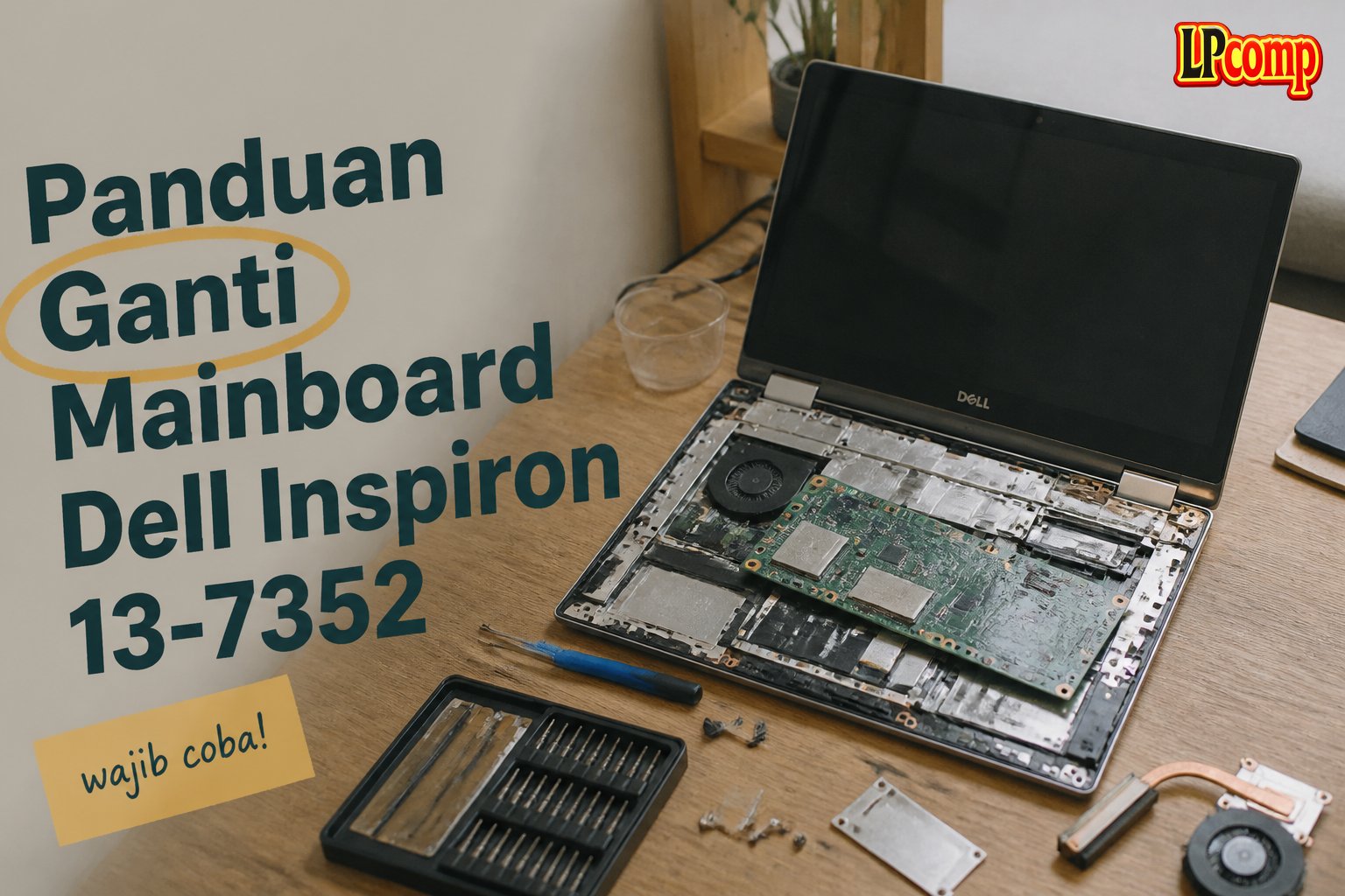 Panduan Ganti Mainboard Dell Inspiron 13-7352