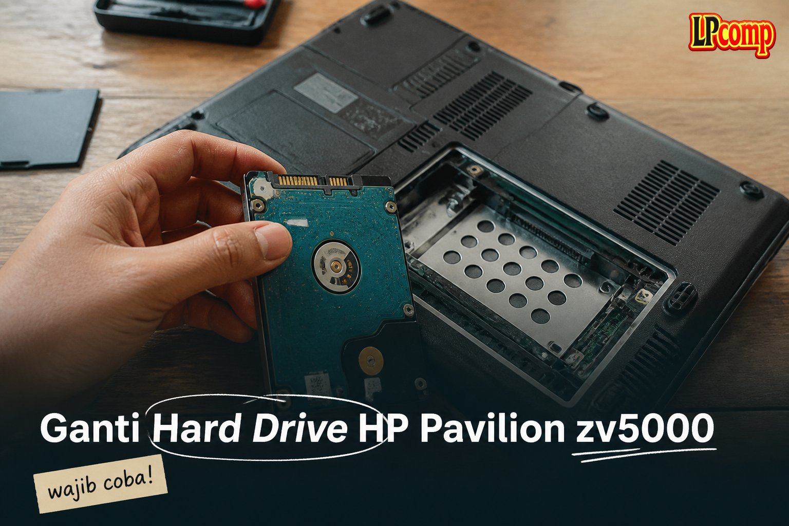 Ganti Hard Drive HP Pavilion zv5000