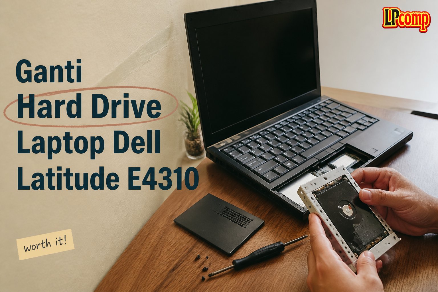 Ganti Hard Drive Laptop Dell Latitude E4310