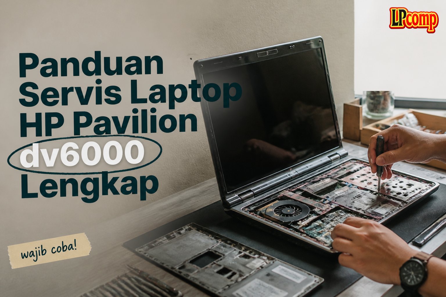 Panduan Servis Laptop HP Pavilion dv6000 Lengkap