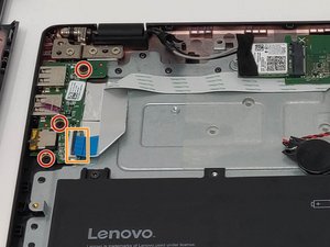 Langkah 4 — Mengganti PCB Jack USB/Headphone