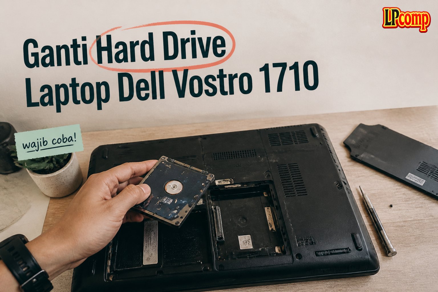 Ganti Hard Drive Laptop Dell Vostro 1710