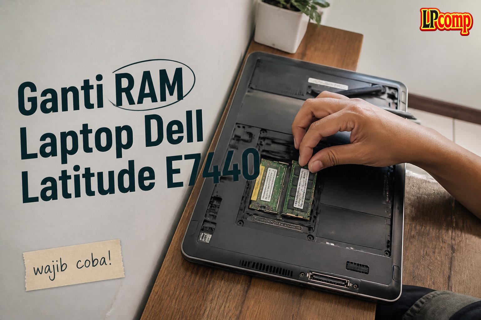 Ganti RAM Laptop Dell Latitude E7440