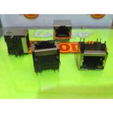 Konektor RJ45 Female 8P8C PCB 8 Pin LAN with LED socket connector - foto 3