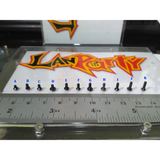 5pcs Baut Laptop M2 M2.5 M3 Carbon Stell Screw Sekrup 2mm 2.5mm 3mm Hitam - foto 3