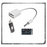 Kabel Audio OTG Male AUX to USB 2.0 Cable Connector jack 3.5mm - foto 1