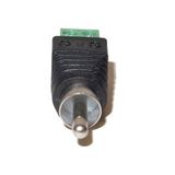 Jack RCA Male Sekrup CCTV Konektor Audio Video Tanpa Solder Terminal Baut - foto 3