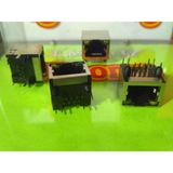 Konektor RJ45 Female 8P8C PCB 8 Pin LAN with LED socket connector - foto 5