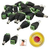 Jack DC Male Sekrup Konektor DC 2 Pin Terminal Baut CCTV Adaptor Power RG59 RG6 Cowok - foto 2