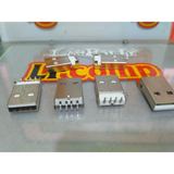 USB PCB Male 4pin Type A Konektor Solder DIY Elektronika - foto 1